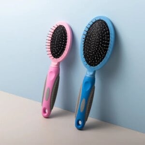 Factory Wholesale Wooden Pet Wire Grooming Brush Metal Long Pin Slicker Brush For Dogs And Cats