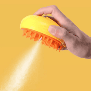 2024 New 4 in 1 Banana shape Multifunctional Steam Pet spray Brush for Removing Tangled And Loosse Hair for Dogs and Cats