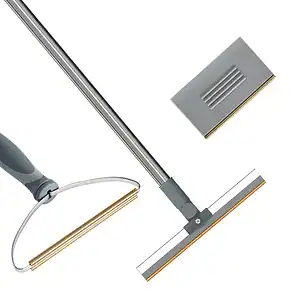 Pet Cat Dog Hair Scraper Sofa Carpet Clothing Sticky Removal Brush Cleaning Supplies Long Handle Short Handle