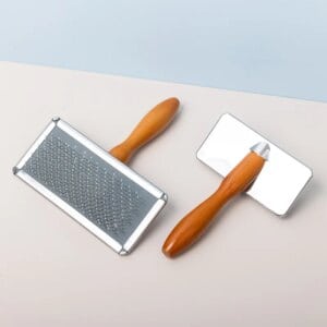 OEM/ODM Custom Logo Self Cleaning Slicker Colorful Pin Pet Brush