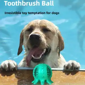 Octopus Shape Chewy Dog Toy Sounding Dog Toothbrush Toy