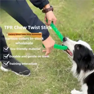 Chewable Dog Toys Durable Twist Stick Toys for Puppies
