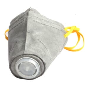 Breathable, reusable dog gas mask with adjustable strap for filtration and respiratory protection.