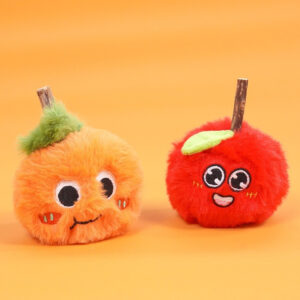 Plush Toys for Cats Fruit Shape Cat Chewing Toy