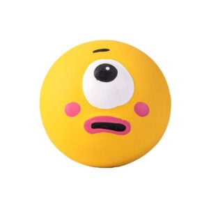 Latex Squeaky Dog Toy Ball Big Eyes Dog Chew Toy