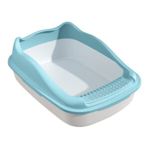 Semi Enclosed Litter Box Open Top Cat Litter Box
