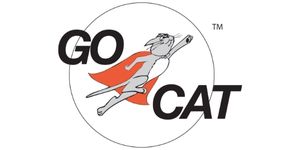 Un logotipo elegante y moderno para Deepblue que presenta un gato estilizado con alas, enfatizando los accesorios innovadores para mascotas y la decoración del hogar para los amantes de las mascotas.