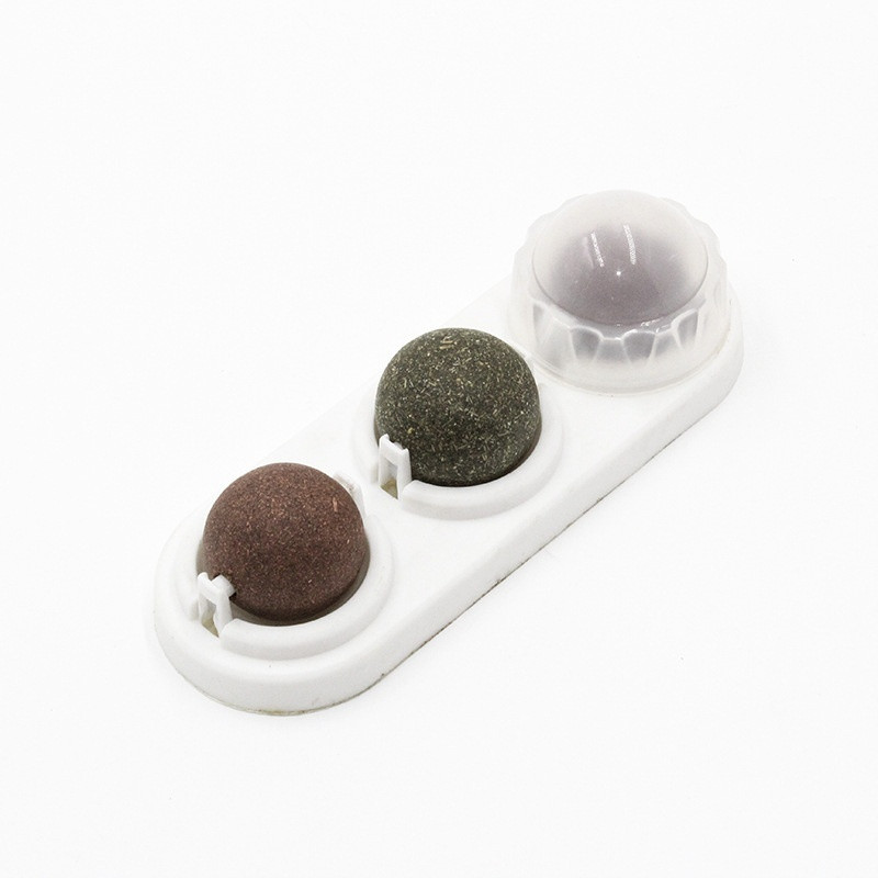 Catnip Ball Toy Teeth Cleaning Dental Kitten Chew Toys - Image 2