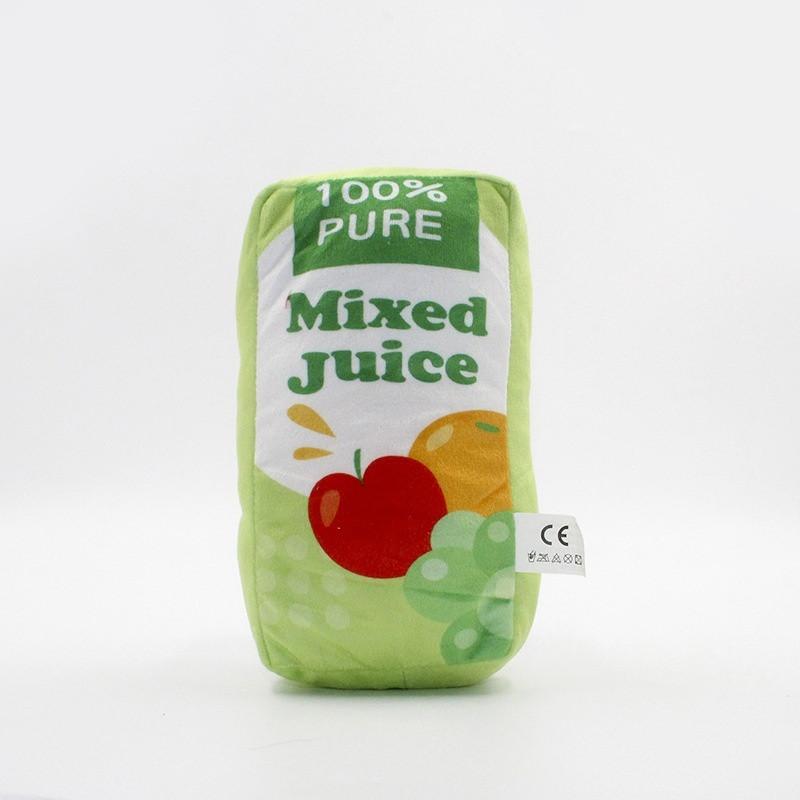 Plush Squeaky Dog Toy Potato Chips Juice Cat Chew Toys - Image 4