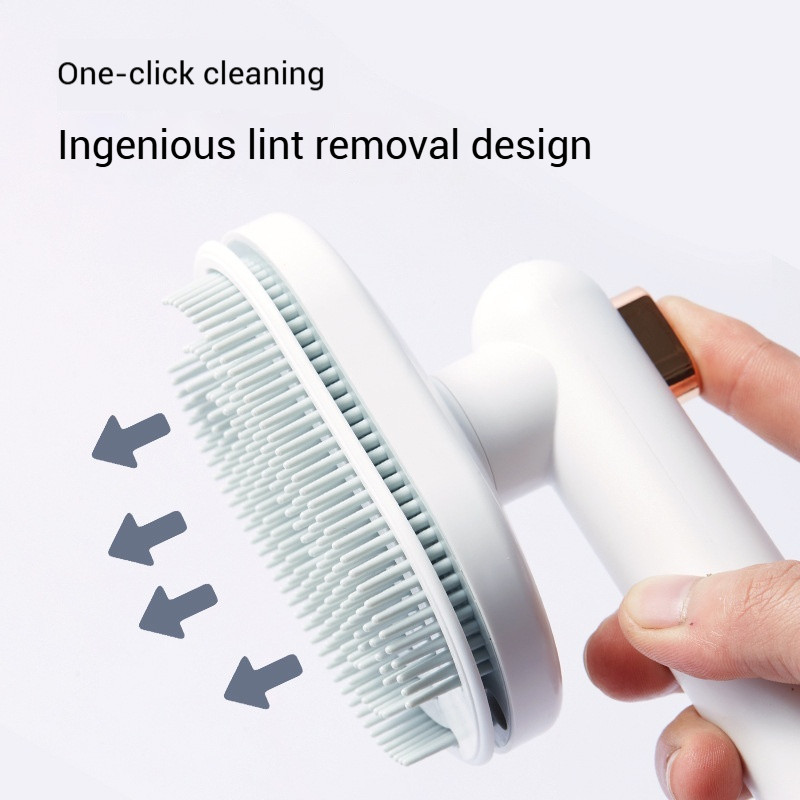 Dog Grooming Brush Pet Hair Remover Comb - Image 3