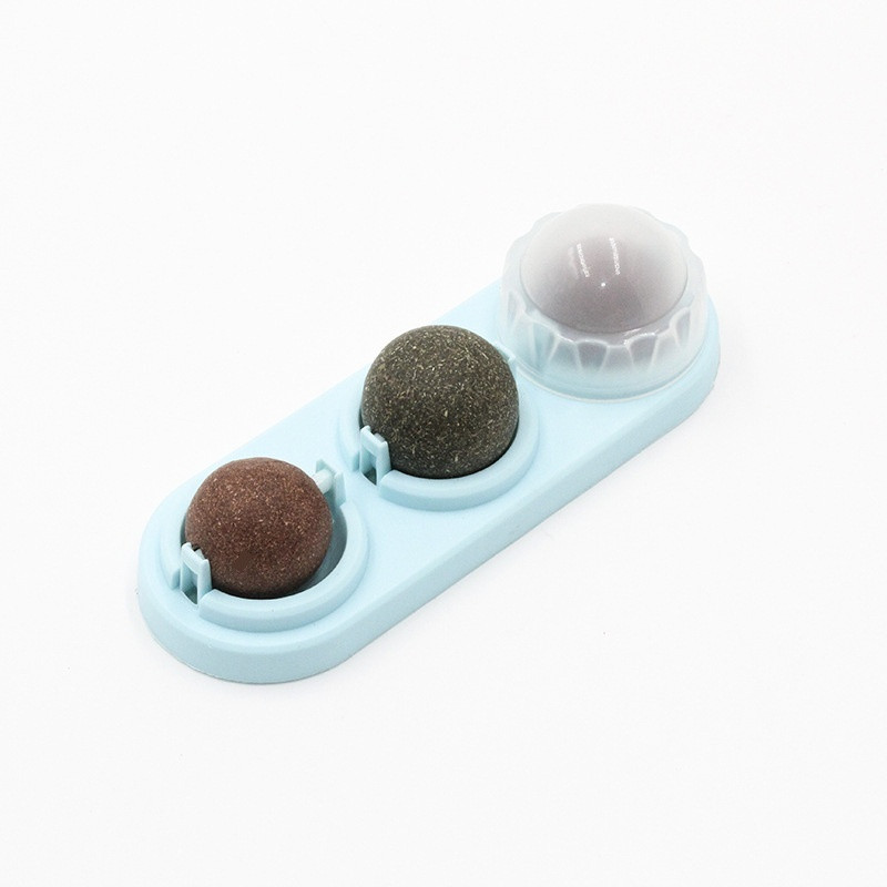 Catnip Ball Toy Teeth Cleaning Dental Kitten Chew Toys