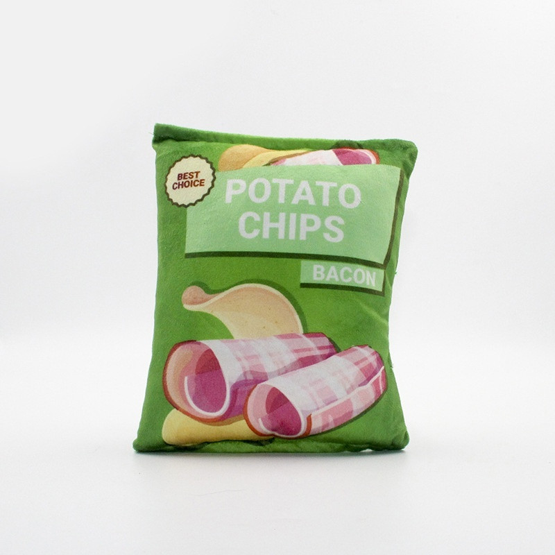 Plush Squeaky Dog Toy Potato Chips Juice Cat Chew Toys - Image 7