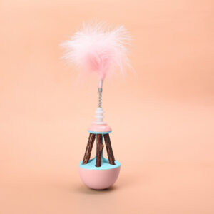 Cat Tumbler Toy Cat Interactive Feather Toys