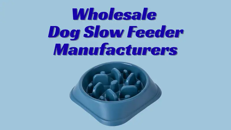 Blue plastic slow feeder bowl designed for dogs, promoting healthy eating habits and preventing choking or bloating. Perfect for pet owners seeking quality pet accessories.