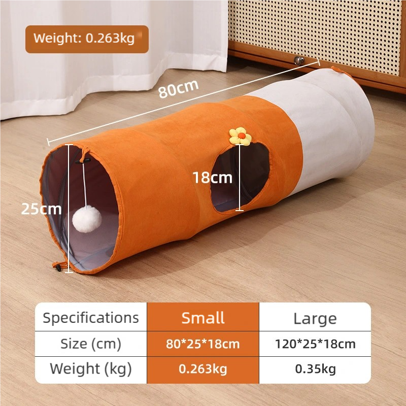 Wholesale Foldable Cat Tunnel with Ball Toy | Heou - Image 3