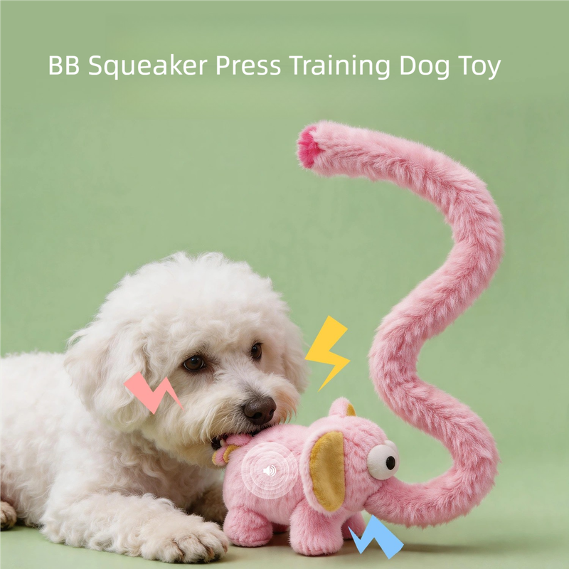 Wholesale Bendable Elephant Squeaky Dog Toy | Heou