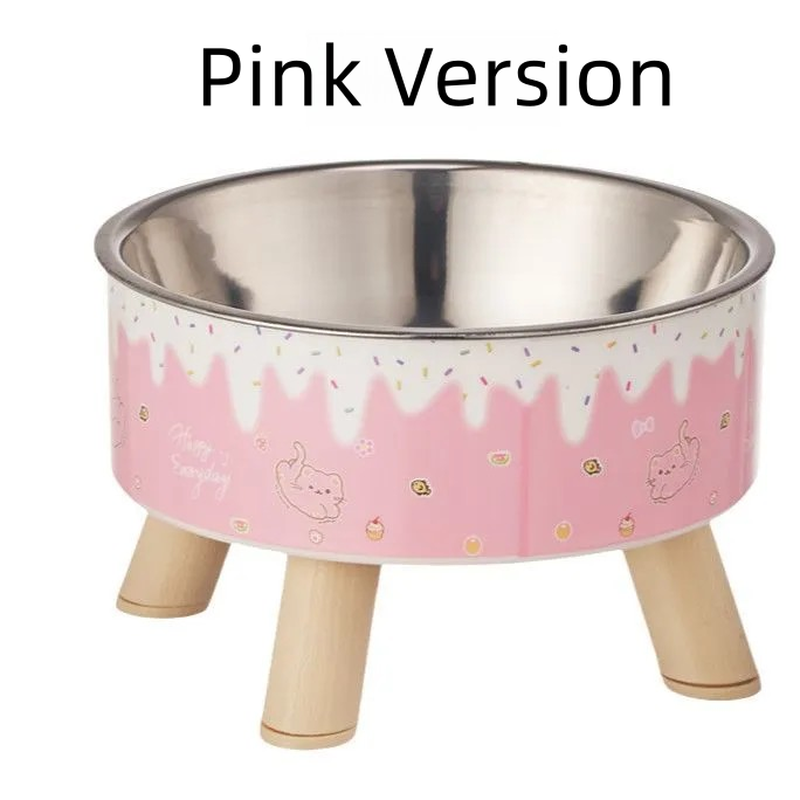 Wholesale Raised Stainless Steel Pet Bowl for Cats & Small Dogs - Image 4