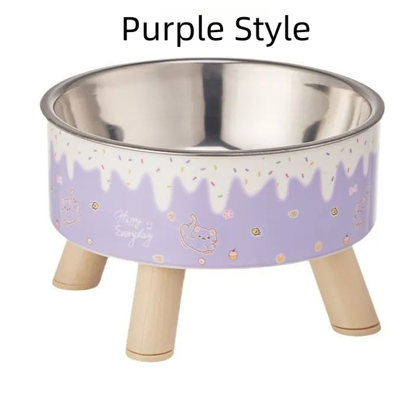Wholesale Raised Stainless Steel Pet Bowl for Cats & Small Dogs - Image 6