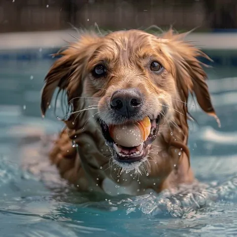 Dog ball toy for fetch play